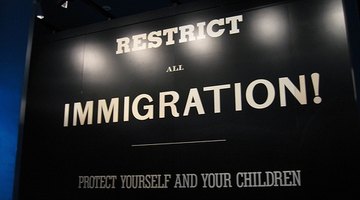 An Old Sign at Ellis Island