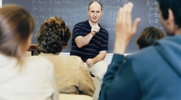 College professors often work within particular scholarly disciplines, such as mathematics.