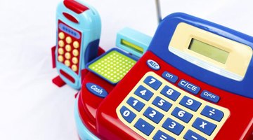 You can use toy cash registers in the classroom for younger students.