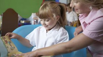 Child working with speech pathologist.