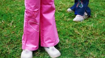 A creative curriculum might use shoes to teach counting.