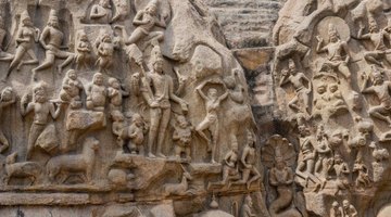 A closer look at an ancient bas-relief sculpture in India.