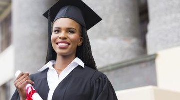 University graduate with diploma