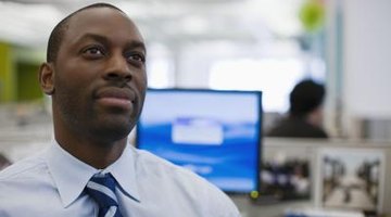 Businessman at desk