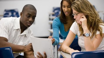 College students in classroom