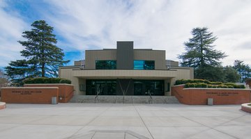  The entrance to the main auditorium of Modesto Junior College's Performing Arts Center