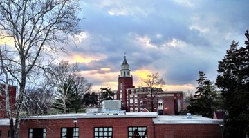 SIU Pulliam Hall during sunset