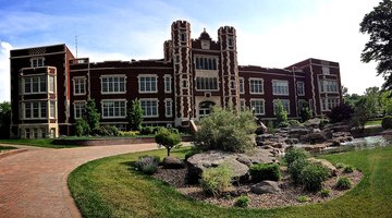  Pioneer Hall, the main administrative building at Kansas Wesleyan University in Salina, Kansas