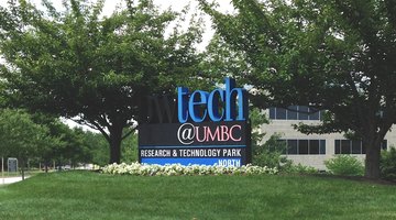 BWTech@UMBC entrance from the north of campus