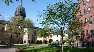  The campus of the College of Saint Benedict, St. Joseph, Minnesota, USA.