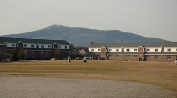 Mountain View apartments with Mount Monadnock towering in the rear