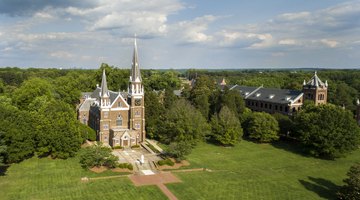 Aerial View of Belmont Abbey College