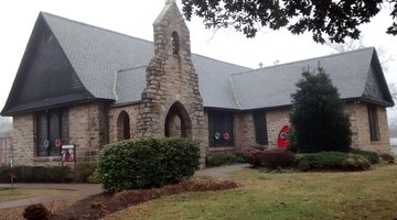 The historic St. Augustine's University Historic Chapel at St. Augustine's University in Raleigh, North Carolina.