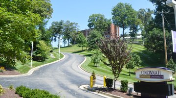 Main Entrance to CCU's campus from Glenway Avenue