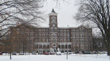 College Hall, built in 1857, on the campus of Lake Erie College in Painesville, Ohio