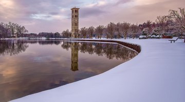 Located in the Upstate of South Carolina, Furman University gets snow in the winter as seen in 2016.