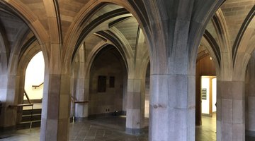 Interior lobby of Cravath Hall, Fisk University, Nashville, Tennessee