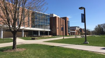 Jarvis Hall Science Wing houses laboratories and classrooms for the College of Science, Technology, Engineering, Mathematics, and Management