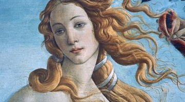 In Botticelli's "Birth of Venus," the face of the Virgin Mary is transformed, given a new identity as the pagan goddess of love, Aphrodite.