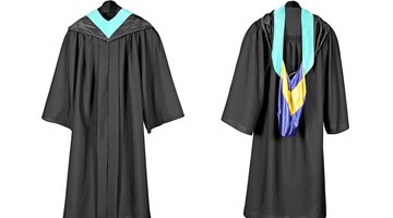 Wrap the stole around your shoulders so that the ends are hanging down the front of your robe