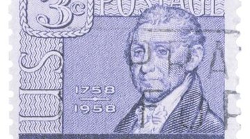 James Monroe, depicted on this postage stamp, was the president during the Era of Good Feelings.