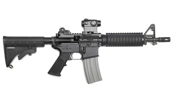 The M4A1 assault rifle, as used by Navy SEALs, is a highly adaptable weapon.