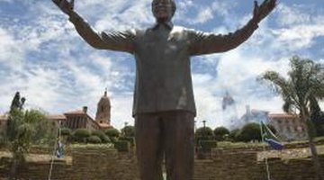 Nelson Mandela became South Africa's first black president after apartheid.
