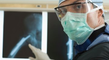 Radiologic technicians create X-rays for medical diagnosis.
