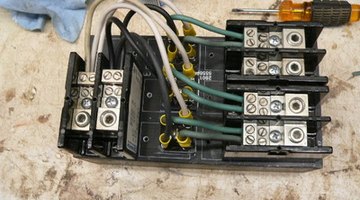 Electrician working