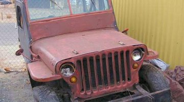 1941 Jeep with vacuum windshield wipers