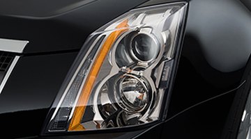 Rear lamp on silver car