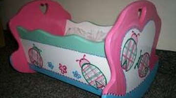 Paint your rocking cradle in any unique way you wish.