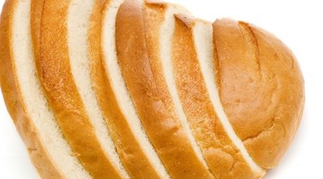 White bread is counted as a serving of a grain product.
