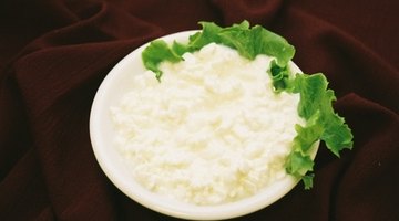 Cottage cheese counts as one serving of a dairy product.