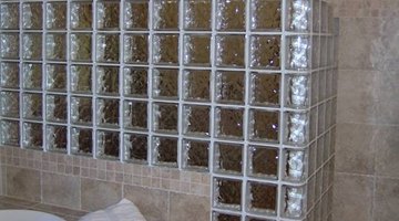 Glass Block Wall