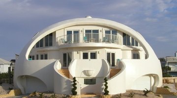 This monolithic dome survived a hurricane.