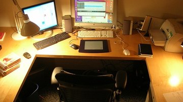 Bamboo desk