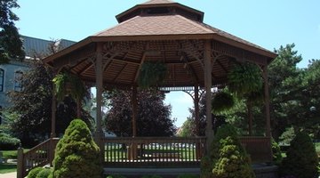 This is a two-tier gazebo.