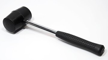 Use a rubber mallet to install the bar top.