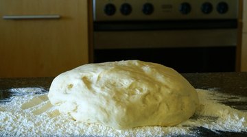 Let the dough rise after kneading.