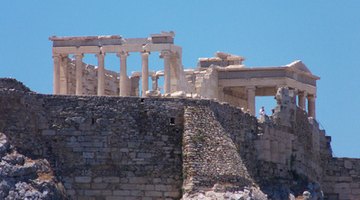 Greek temples on the Acropolis feature some of the most famous pediments.