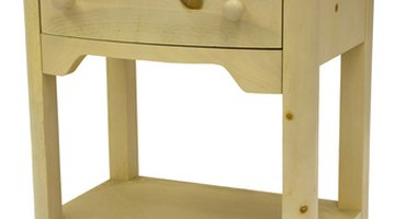 An end table or drawer unit is easy to assemble.