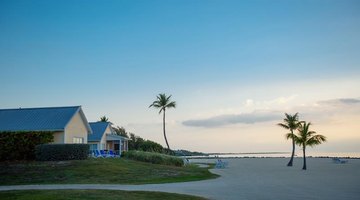 Calm morning beach view at Key Largo, Florida