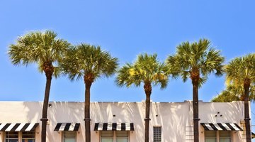 Historic building detail in South Beach Art Deco District.