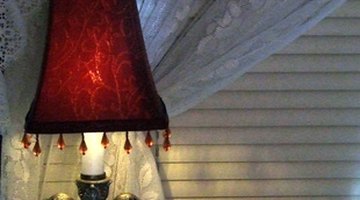 Custom-made lampshades are expensive to buy.