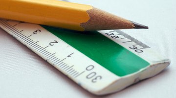 Pencil and ruler