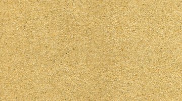 Use medium-grit sandpaper first.
