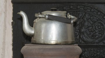 Early kettles were made of copper and nickel.