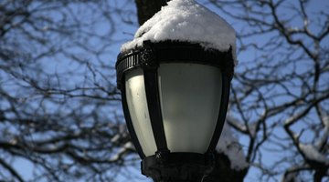 Garden lamp posts are usually shorter than street lights.