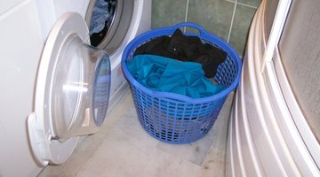 Start the mold-removal process in the wash machine.